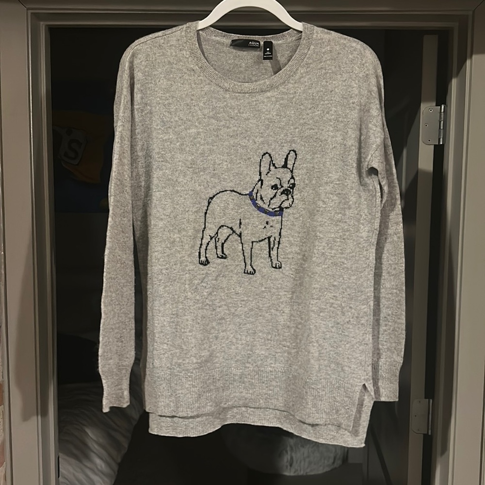 Aqua Cashmere Sweater